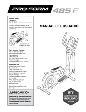 Pro-Form 485E Manual Del Usuario