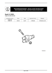 Saab 32 026 191 Instructions De Montage