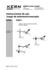 KERN Optics OZM 912 Instrucciones De Uso