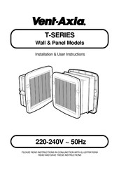 Vent-Axia TX6WL Instrucciones De Instalación Y De Usuario