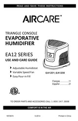 Aircare EA12 SERIE Manual Del Usuario