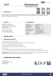 XPR Access MTTBK Manual De Instrucciones