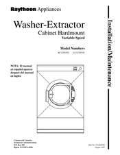 Raytheon Appliances UC125VNV Manual De Instalación Y Mantenimiento