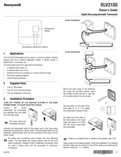 Honeywell RLV3100 Guía Para El Usuario