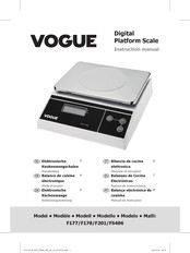 Vogue F177 Manual De Instrucciones