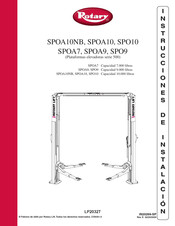 Rotary SPOA10NB Manual De Instrucciones