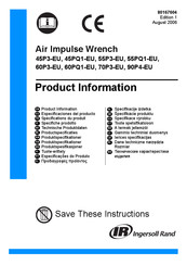 Ingersoll Rand 70P3-EU Especificaciones Del Producto