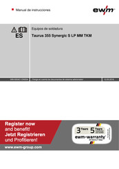 EWM Taurus 355 Synergic MM Manual De Instrucciones
