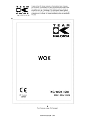 Kalorik TKG WOK 1001 Manual Del Usuario