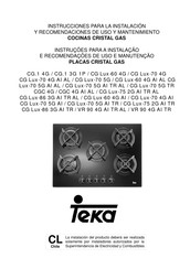 Teka CG Lux-60 4G AI Instrucciones Para La Instalación