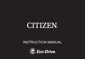 Citizen Eco-Drive Manual Del Usuario