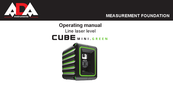 ADA INSTRUMENTS CUBE MINI. GREEN Manual Del Usuario