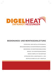 DIGEL HEAT GB-250 Instrucciones De Uso Y Montaje