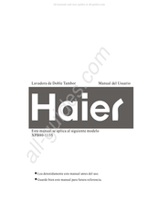 Haier XPB80-113S Manual Del Usuario