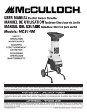 McCulloch MCS1400 Manual Del Usuario