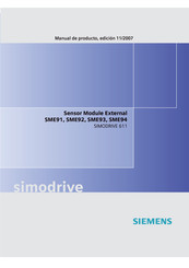 Siemens simodrive SME91 Manual De Producto