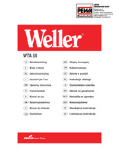 Cooper Hand Tools Weller WTA 50 Manual De Uso