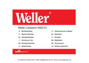 Cooper Hand Tools Weller WSD 81 Instrucciones Para El Manejo