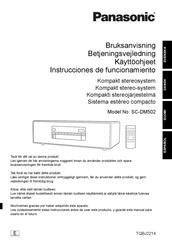 Panasonic SC-DM502 Instrucciones De Funcionamiento