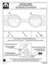 Mopar K6862536 Manual De Instrucciones