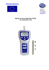 Pce Instruments PCE-FM 200 Manual De Instrucciones