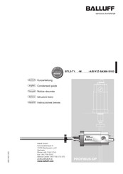 Balluff Micropulse BTL5-T1 Serie Instrucciones Breves