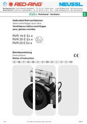 RED-RING RVR 18 E Ex e Instrucciones