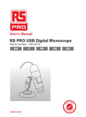 RS Pro 196-4074 Manual Del Usuario