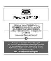 Accessory Power ReVIVE Serie Manual De Instrucciones