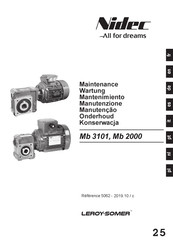 Nidec Leroy-Somer Mb 3101 Mantenimiento