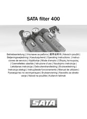 SATA Filter 400 Instrucciones De Servicio