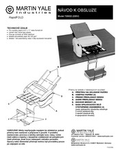 Martin Yale Industries 720022 Manual De Instrucciones