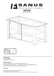 Sanus Foundations DFV50 Manual De Instrucciones