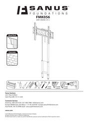 Sanus Foundations FMK056 Manual De Instrucciones