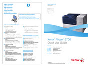 Xerox Phaser 6700 Guía De Uso Rápido