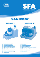 SFA Saniflo SANICOM 1 Manual De Funcionamento