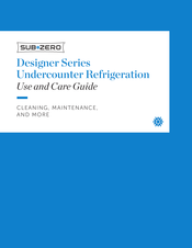 Sub-Zero DEU2450CIL Guía De Uso Y Cuidado