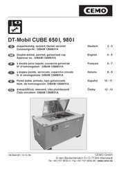 CEMO DT-Mobil CUBE 650 l Manual De Instrucciones