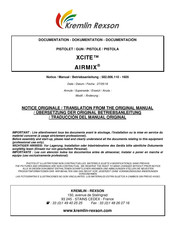 Kremlin Rexson XCITE AIRMIX Traducción Del Manual Original