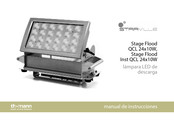 thomann Stairville Stage Flood Inst QCL 24x10W Manual De Instrucciones