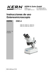 KERN Optics OSE 416 Instrucciones De Uso