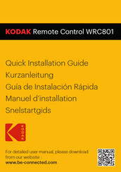 Kodak WRC801 Guía De Instalación Rápida