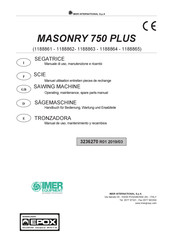 Imer Group 1188861 Manual De Uso