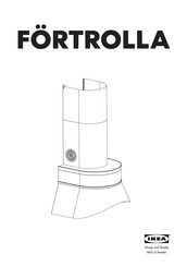 IKEA FORTROLLA Manual Del Usuario