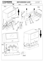 GHIDINI MINIMODO LED ISTR0054 Instrucciones De Montaje