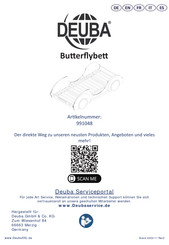 Deuba Butterflybett 991048 Instrucciones De Montaje