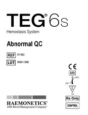 Haemonetics TEG 6s Manual Del Usuario