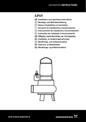 Grundfos AP65 Serie Instrucciones De Instalación Y Funcionamiento