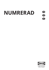 IKEA NUMRERAD Manual Del Usuario