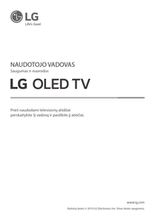 LG OLED55/65B9 Serie Manual Del Usuario